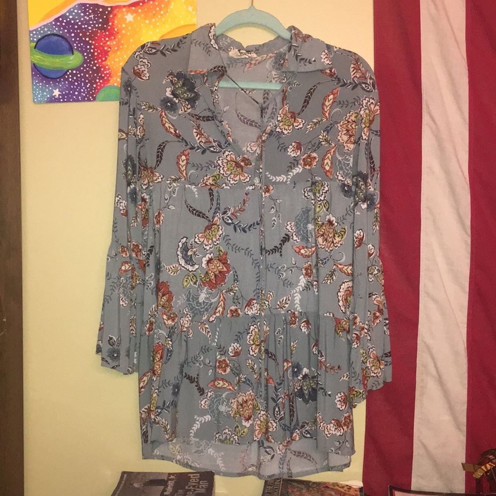Long sleeve blouse